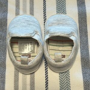 Carter’s Child of Mine Light Gray Baby Shoes